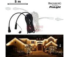 Brosberg girliandų maitinimo laido prailginimas 5 m