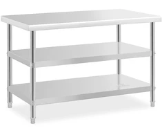 Centrinis darbo stalas su 2 lentynomis 120 x 70 cm