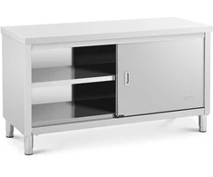 Centrinis darbo stalas su spinta ir slankiojamomis durimis 150 x 60 x 85 cm
