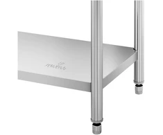 Centrinis plieno darbo stalas su lentyna 120 x 60 cm