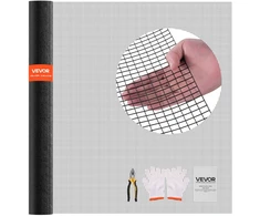 Cinkuoto metalinio tinklo ritinys 1.83 x 15.2 m. dengtas atspariu orams vinilu. suvirinta tvora sodo augalams