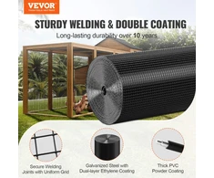 Cinkuoto metalinio tinklo ritinys. 610 x 30480 mm. viela 19 GA