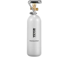 CO2 balionas. 2kg. plieno lydinys. DIN477 vožtuvas. alaus pilstymui (be dujų)