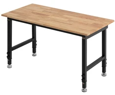 Darbastalis, keliamoji galia 680 kg, ąžuolo medienos plokštė 122x60 cm, reguliuojamas aukštis