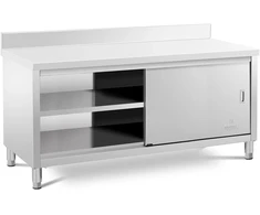 Darbo stalas su spinta ir slankiojančiomis durimis 180 x 70 x 97 cm