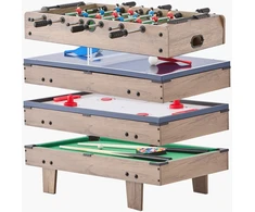 Daugiafunkcis žaidimų stalas 81.2 cm. oro tenisas. biliardas. stalo futbolas ir stalo tenisas