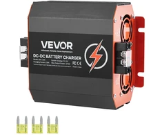 DC/DC akumuliatoriaus įkroviklis 12V 30A. 375W. tinka švino. ličio. AGM. GEL baterijoms