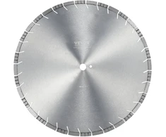 Deimantinis pjovimo diskas betonui 50 cm. segmentinis. 12 mm. įstrižais dantimis