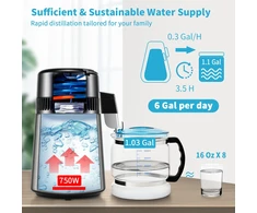 Distiliavimo aparatas talpa 3.9 l