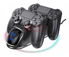 Dviguba įkrovimo stotelė PS4/PS4 Slim/PS4 Pro pultams
