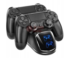 Dviguba įkrovimo stotelė PS4/PS4 Slim/PS4 Pro pultams