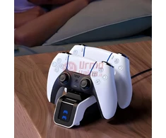 Dviguba įkrovimo stotelė PS5 pultams