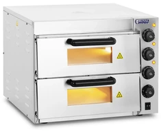 Dviguba picos krosnis 2 x 40 cm 3000W 230V nerūdijantis plienas