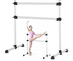 Dvigubas baleto strypas. laisvai stovintis. apkrova 136 kg. aukštis 170-1165 mm