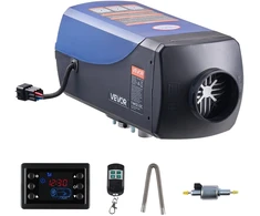 Dyzelinis oro šildytuvas 12-24 V 5-8 kW su nuotolinio valdymo pultu ir LCD ekranu