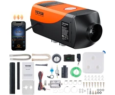 Dyzelinis oro šildytuvas 12V 2kW. reguliuojama temperatūra 8-36°C. Bluetooth valdymas