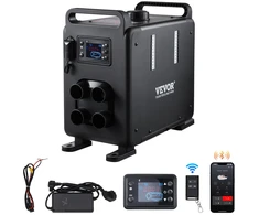 Dyzelinis oro šildytuvas 5-8kW 12V/24V su Bluetooth programėle. pulteliu ir CO signalizacija. transporto priemonėms