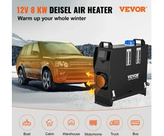 Dyzelinis oro šildytuvas 5-8kW 12V su LCD jungikliu. sunkvežimiams. kemperiams. valtims