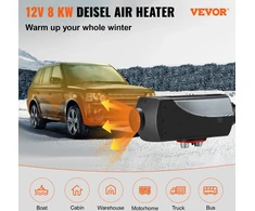 Dyzelinis stovėjimo oro šildytuvas 12V. 5-8 kW. su LCD ekranu ir pulteliu