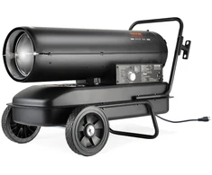 Dyzelinis/žibalinis oro šildytuvas 100000 BTU torpedo tipo 38 l bakas