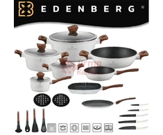 EDENBERG akmens masės 23 dalių puodų rinkinys EB-5603