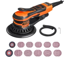 Ekscentrinė šlifavimo mašina 127/150mm be šepetėlių variklis 350W