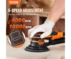 Ekscentrinė šlifavimo mašina 150mm be šepetėlių variklis 350W 10000 aps/min