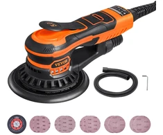 Ekscentrinė šlifavimo mašina 150mm be šepetėlių variklis 350W 10000 aps/min