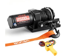 Elektrinė gervė 1134 kg. 12V. ATV/UTV. sintetinis lynas Ø4.8mm x 12m. laidinis pultelis. IP55