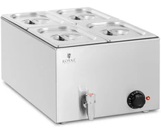 Elektrinis bemaras su kranu 4 x GN 1/4 600 W