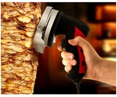 Elektrinis kebabo peilis Royal Catering 80W 3200 aps./min juodas