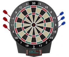 Elektroninis dart taikinys. 391 mm. 43 žaidimai. iki 8 žaidėjų. spalvotas LED ekranas