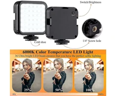 Filmavimo rinkinys - Vlogging Kit BERIMAX 9TH-4XF 4in1, 49 LED, 10 ryškumo lygių