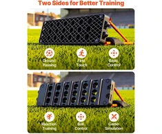 Futbolo atmušimo lenta. 99x24.5 cm. dvipusė. refleksų ir perdavimų treniruotėms