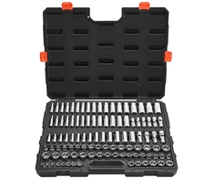 Galvučių įrankių komplektas 104 vnt. 95 mm metrinės 6-24 mm chromuotas