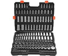 Galvučių įrankių komplektas 163 vnt. 95/64/127 mm chromuotas
