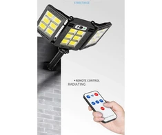 Gatvės šviestuvas BERIMAX 1KT-9QHT su saulės elementu, 450 W