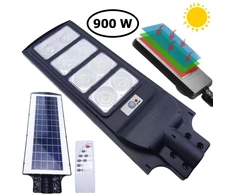 Gatvės šviestuvas BERIMAX M2X-5VQG su saulės elementu, 900 W