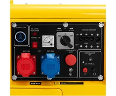 Generatorius ant ratų 230/400 V 7500 W 8.75 kVA