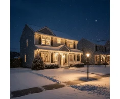Girlianda varvekliai IceWarm IW500 BERIMAX 500 LED. 22.5 m. šilta balta