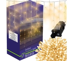 Girlianda varvekliai IceWarm IW500 BERIMAX 500 LED. 22.5 m. šilta balta
