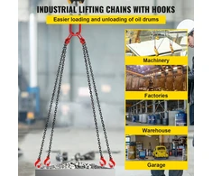 Grandininis pjūklas 4 grandinių kėlimo stropas G80. 8 mm x 3 m. keliamoji galia 5 t