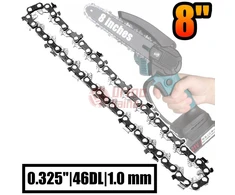 Grandininis pjūklas Genėjimo pjūklo grandinė 8" .0325" 46DL 1 mm