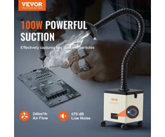 Grindinis suvirinimo dūmų ištraukimo įrenginys 100W 3 sluoksnių filtras