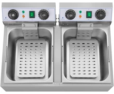 Gruzdintuvė Elektrinė dviejų skyrių gruzdintuvė, 20 L