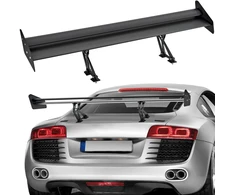GT Wing automobilio galinis spoileris 1350 mm. dviejų plokščių. aliumininis. juodas