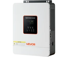 Hibridinis saulės inverteris 3000W 24V DC į 230V AC su integruotu MPPT 80A reguliatoriumi