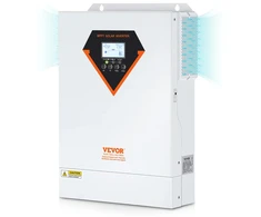 Hibridinis saulės inverteris 5500W 230V grynos sinusinės bangos su integruotu MPPT 100A reguliatoriumi