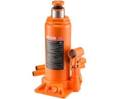 Hidraulinis butelio keltuvas 10 t kėlimas 235-470 mm su dviejų dalių rankena