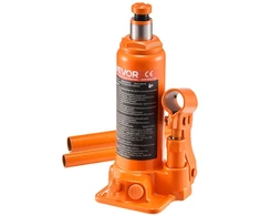 Hidraulinis butelio keltuvas 4 t kėlimas 185-350 mm oranžinis